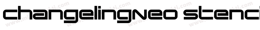 ChangelingNeo Stencil字体转换